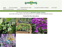 Tablet Screenshot of gardenersu.com